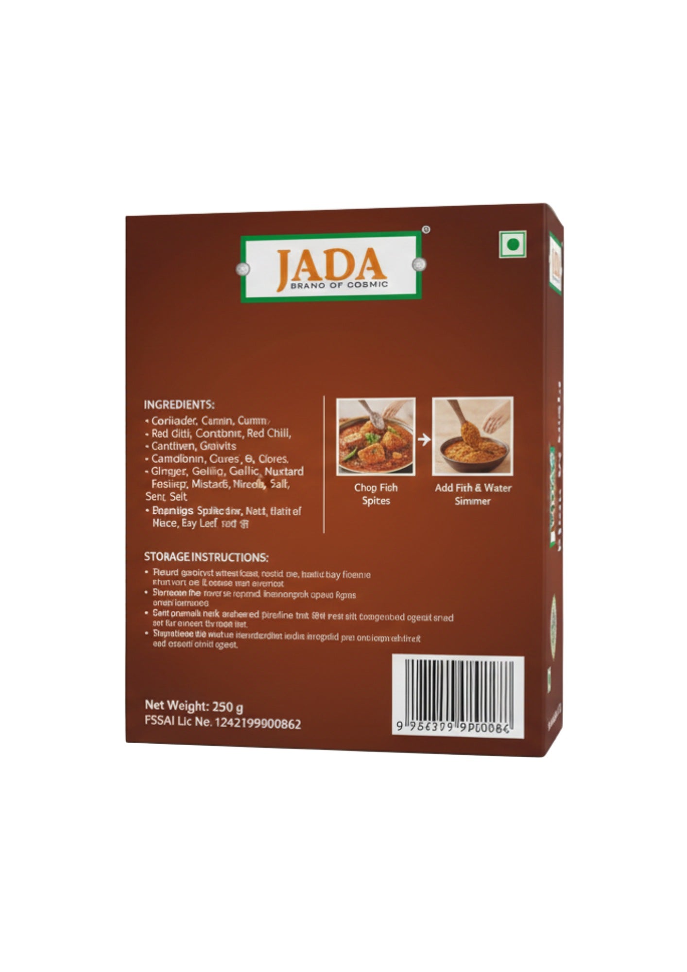 JADA Fish Masala – Authentic Coastal Spice Blend (250 g)