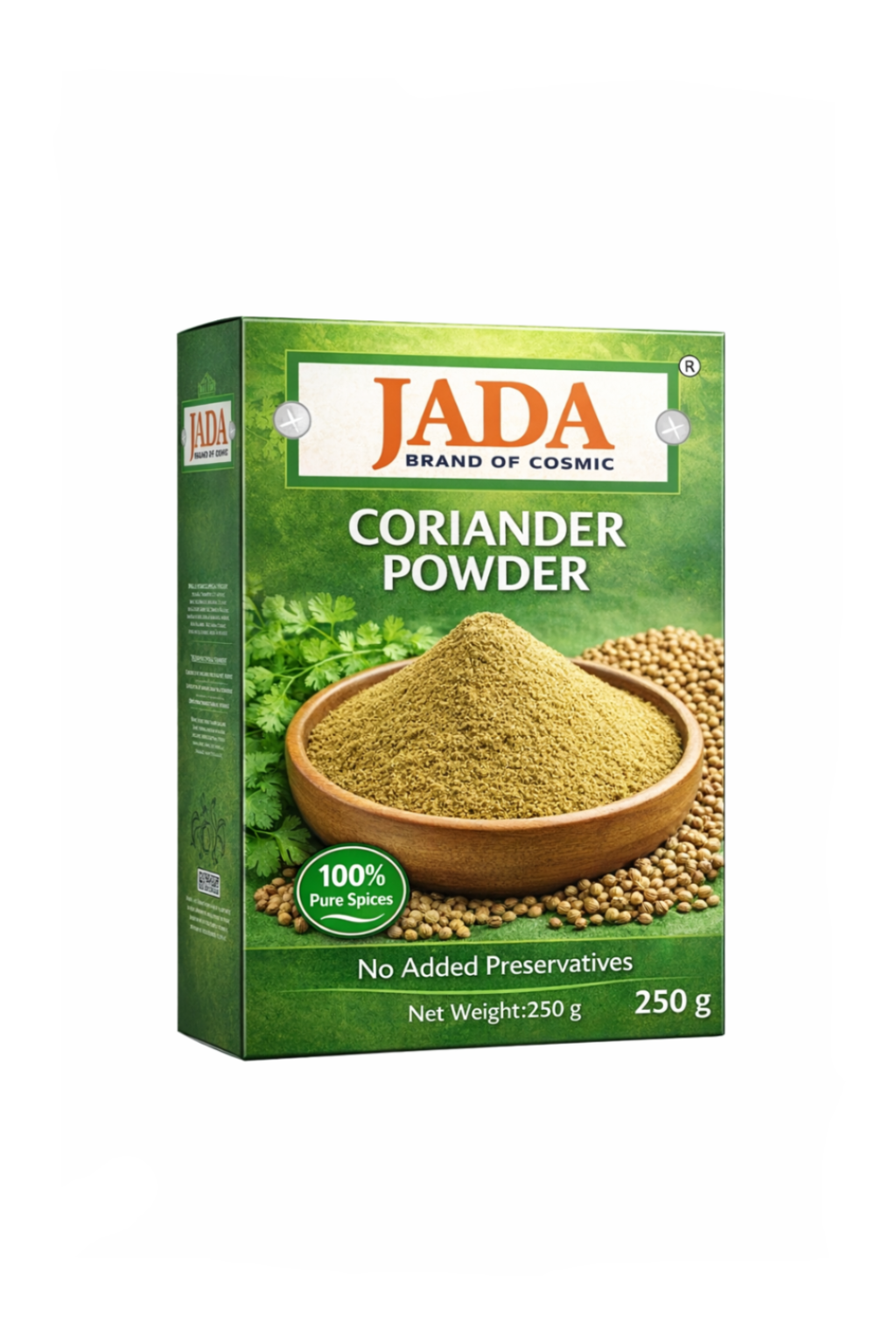 JADA Coriander Powder – 100% Pure & Natural (250 g)