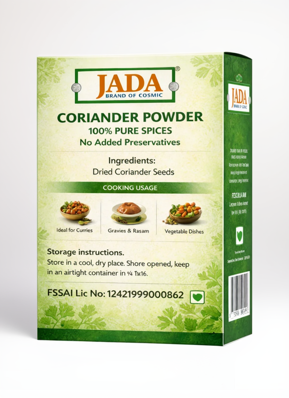 JADA Coriander Powder – 100% Pure & Natural (250 g)