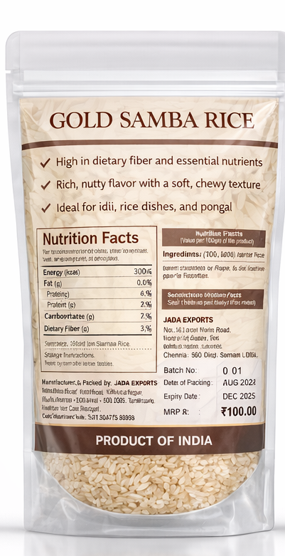 JADA Gold Samba Rice