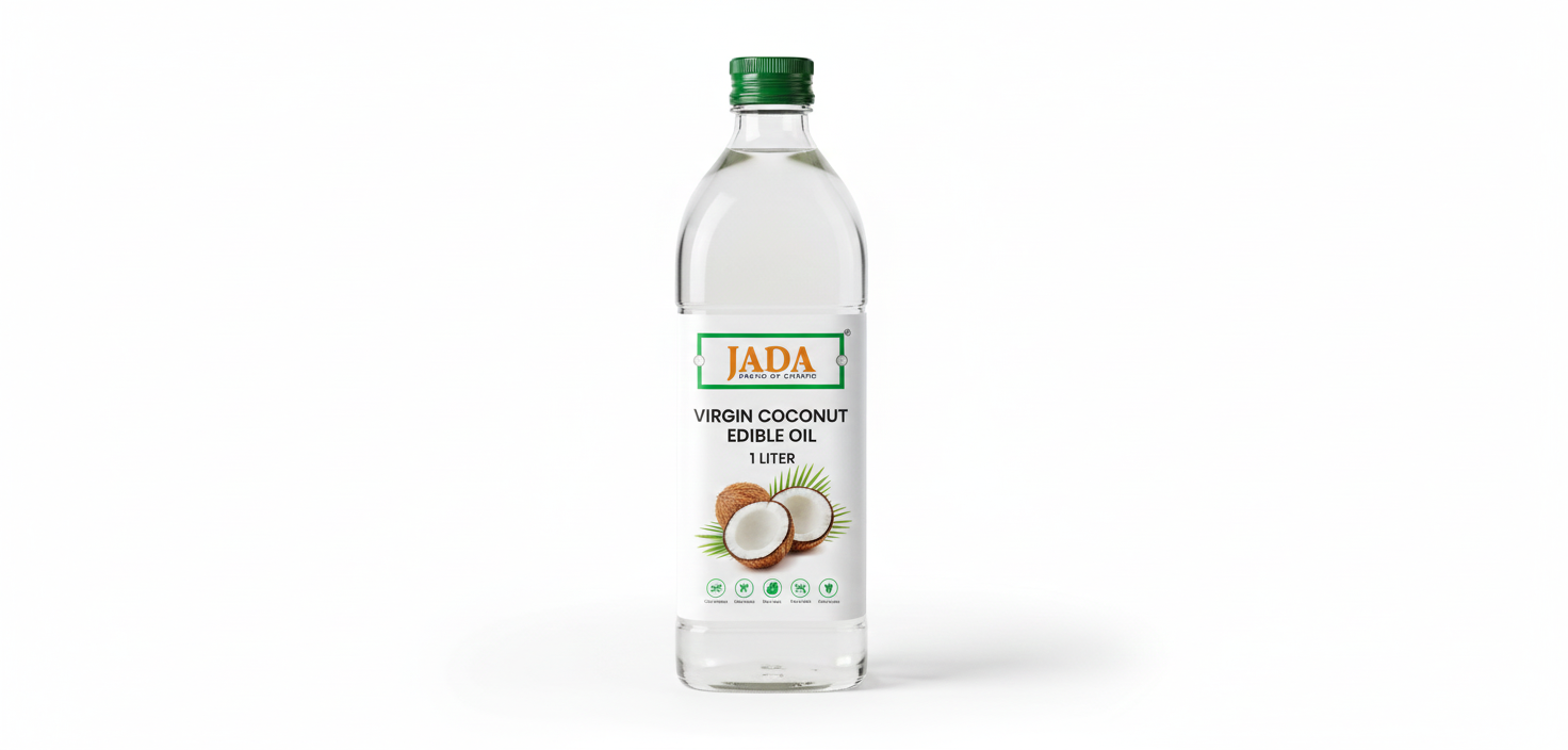 JADA 100% Pure Virgin Coconut Oil – Cold Pressed & Natural